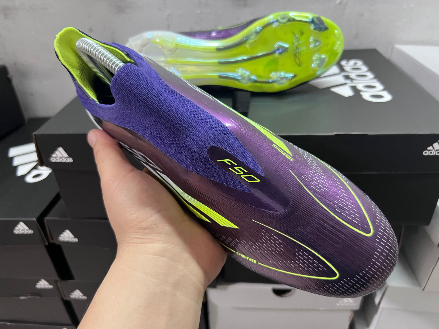Adidas F50+ Laceless Elite FG